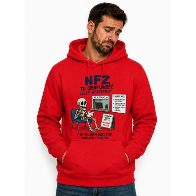 BLUZA Z KAPTUREM NFZ REJESTRACJA